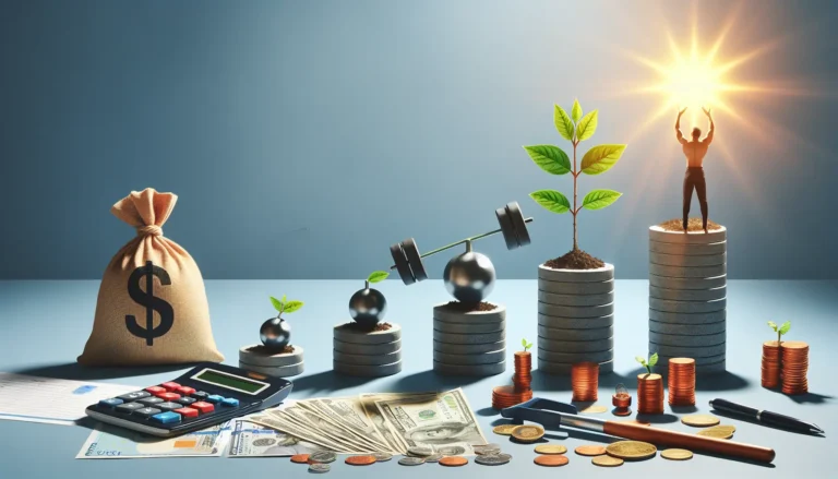 Un sentiero che simboleggia il viaggio verso la libertà finanziaria, circondato da alberi e natura.