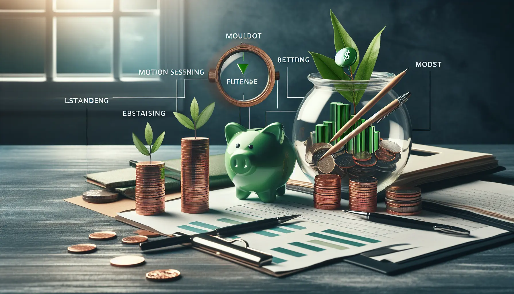 Un professionista che pianifica le proprie finanze con un computer e documenti.