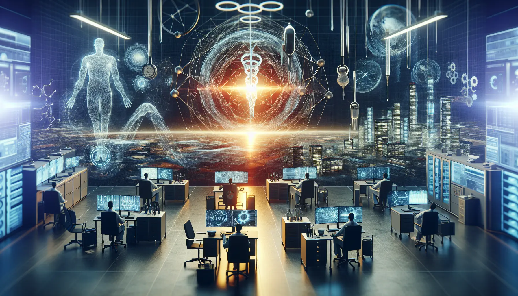 Una rete di dispositivi interconnessi che simboleggiano la connettività globale e le sue potenzialità innovative.