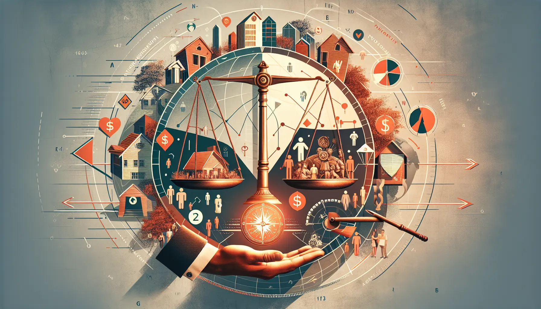 Un gruppo di leader impegnati in attività filantropiche, collaborando per il bene della comunità.