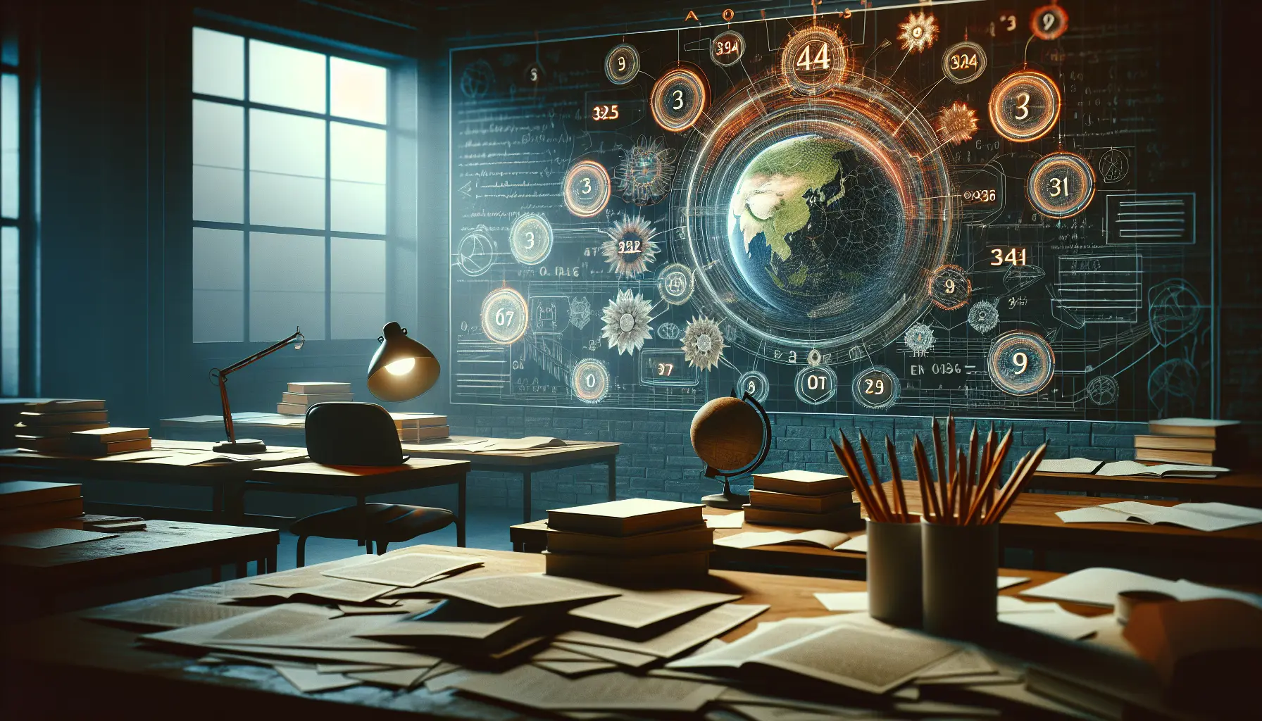 Un'aula scolastica con studenti e un insegnante che interagiscono, simboleggiando l'importanza dell'insegnamento e delle graduatorie nei concorsi per docenti.