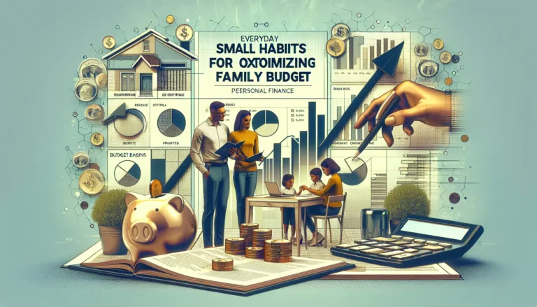 Una famiglia che discute di finanze attorno a un tavolo, con fogli e calcolatrice.