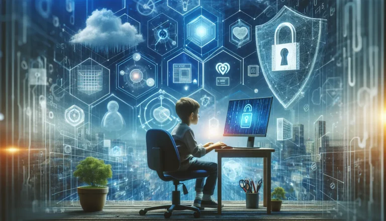 Un genitore controlla il telefono del proprio figlio per garantire la privacy online.