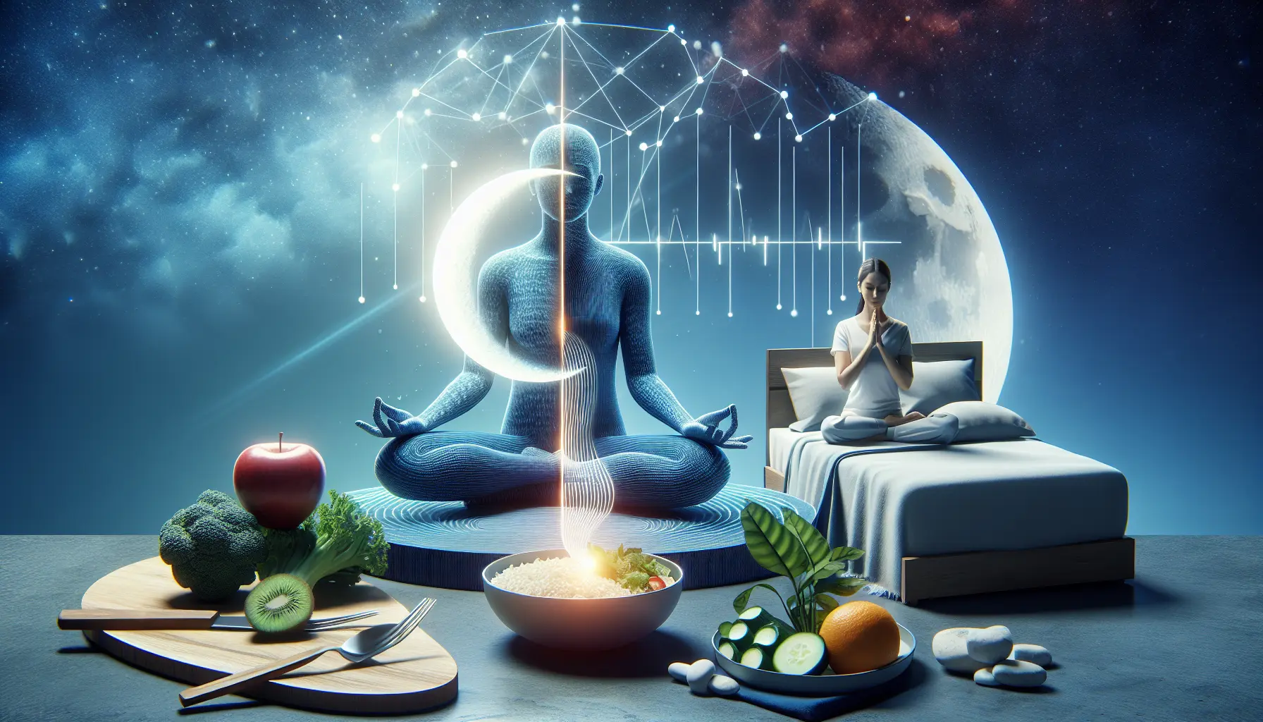 Immagine rappresentativa di una persona che pratica meditazione in un ambiente sereno