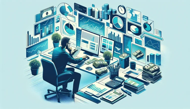 Una persona che analizza un budget e pianifica strategie di risparmio