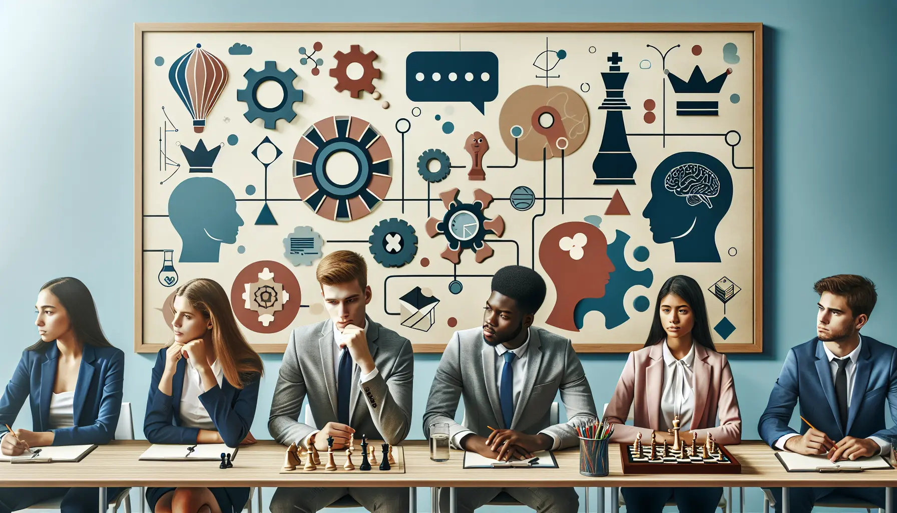 Studenti che partecipano a una discussione in classe, stimolando il pensiero critico e la capacità di problem solving.