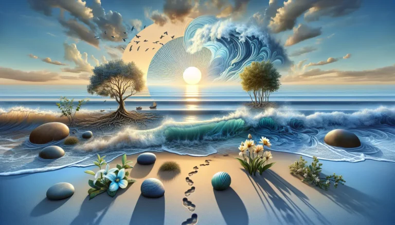 Una persona che medita in un ambiente tranquillo, simbolo di resilienza emotiva e consapevolezza.