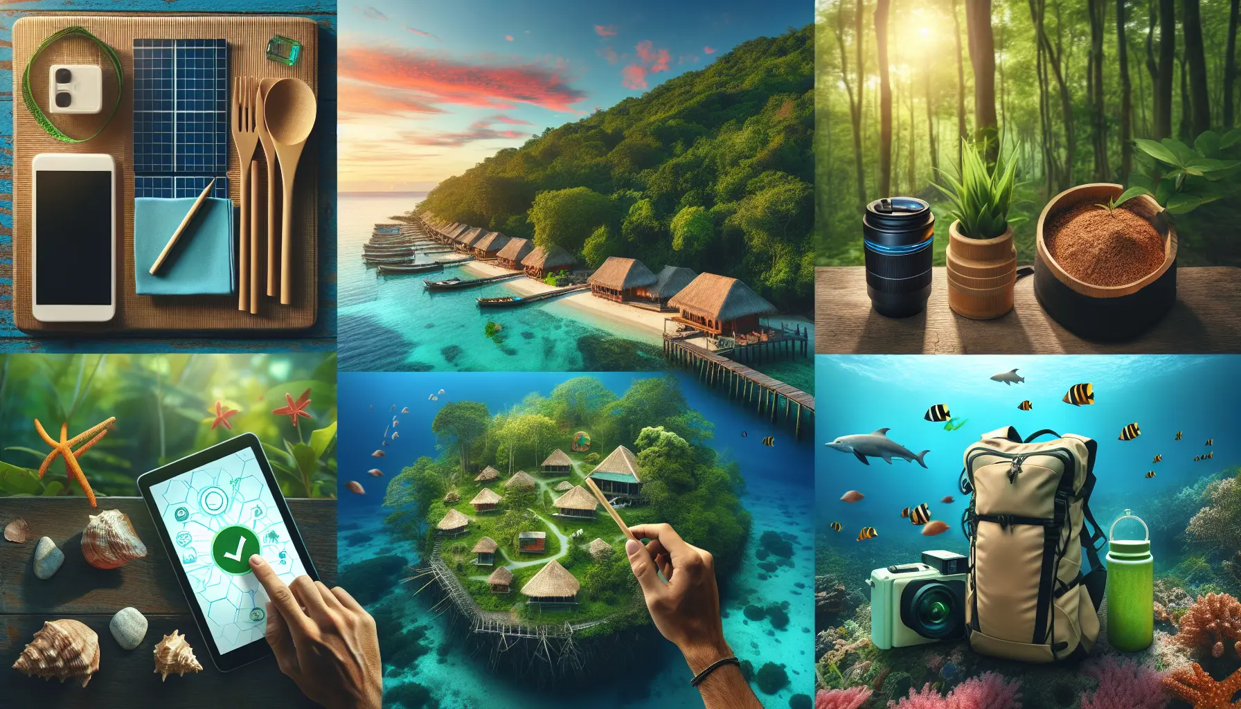 Viaggiatori in un parco nazionale, immersi nella natura durante un'escursione sostenibile.