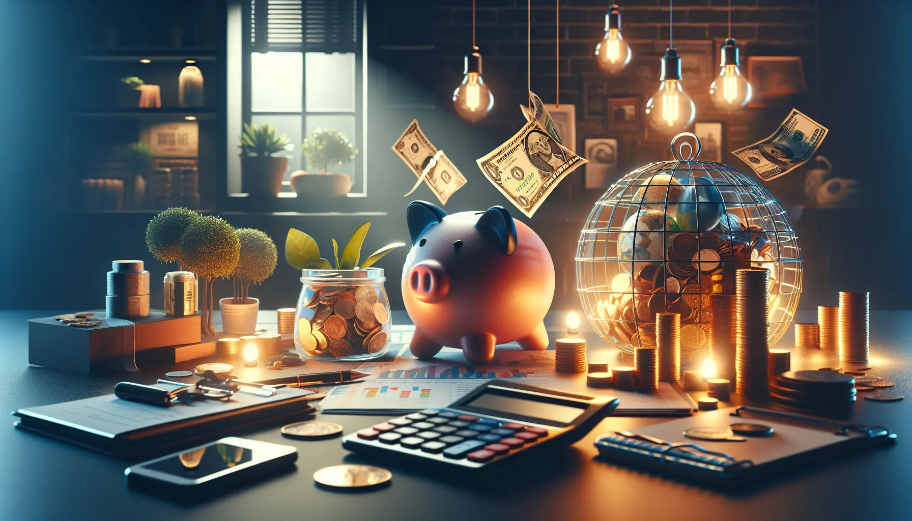 Una famiglia che discute strategie per gestire spese impreviste in un ambiente domestico.