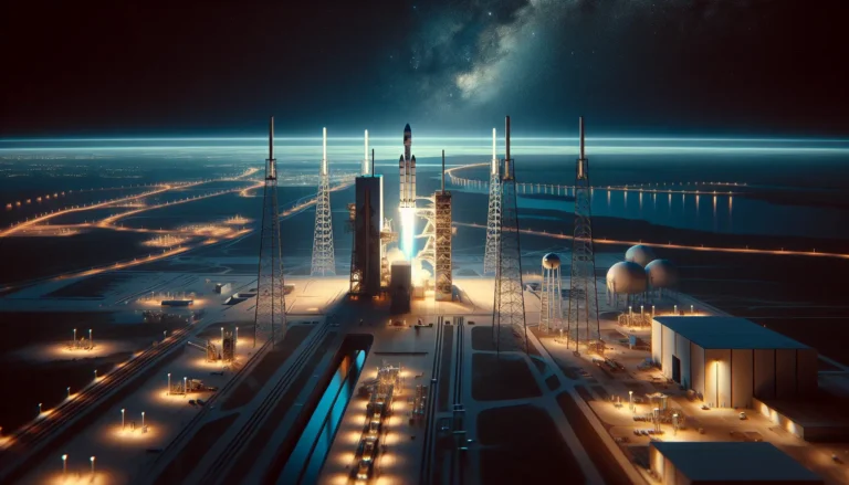 Un razzo che decolla da Cape Canaveral, simbolo di esplorazione spaziale e innovazione.