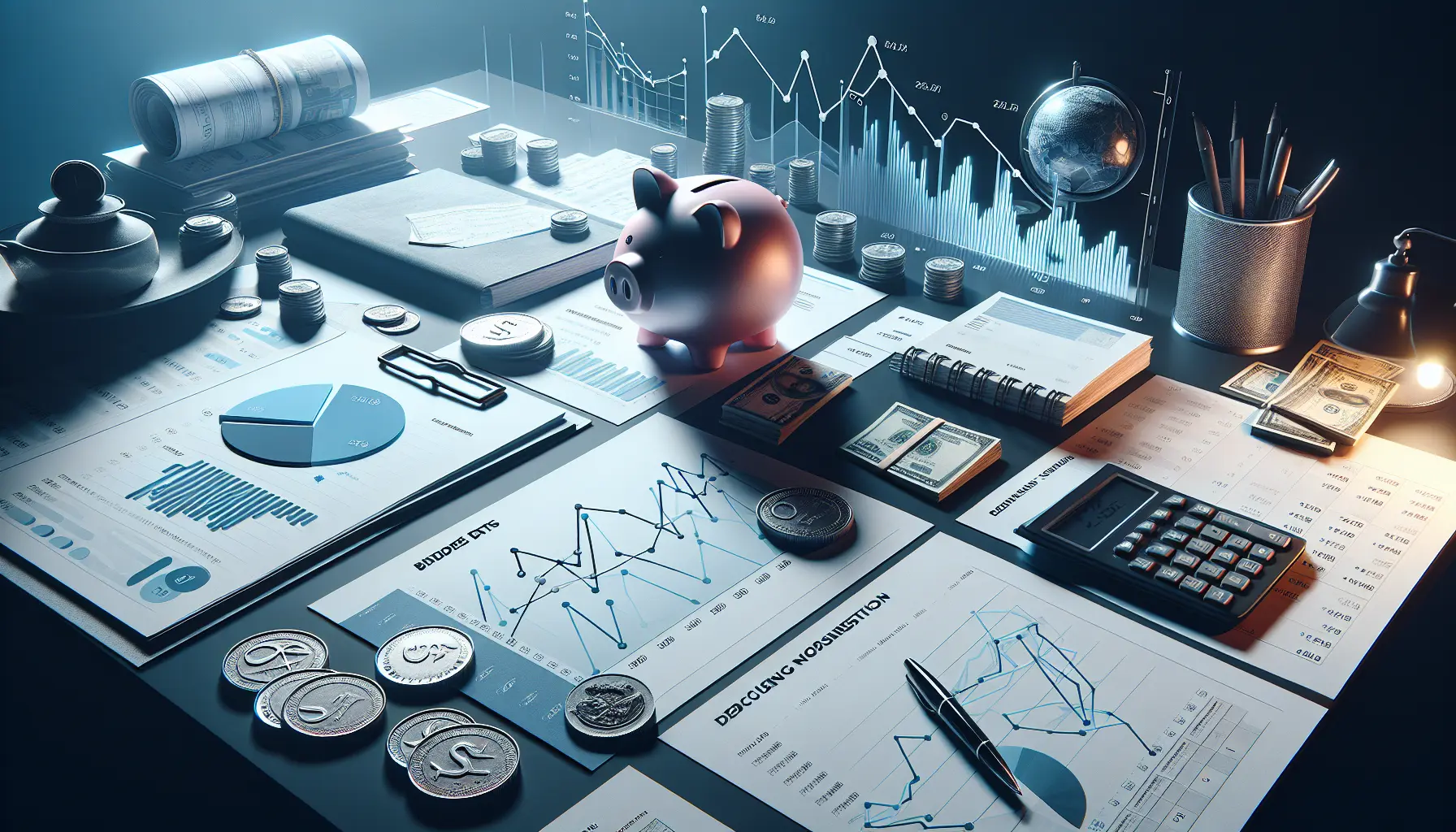 Un grafico che mostra la crescita del risparmio e la riduzione dei debiti nel tempo
