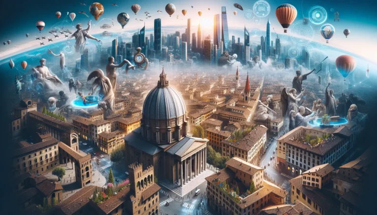 Manifestazione del primo maggio con lavoratori che sfilano con striscioni e bandiere, simboleggiando la lotta per i diritti e la dignità del lavoro.