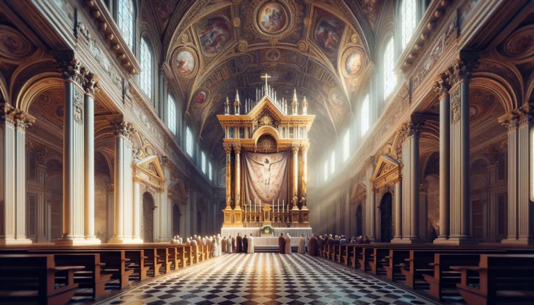 Interno della Cappella della Sindone con affreschi e architettura barocca