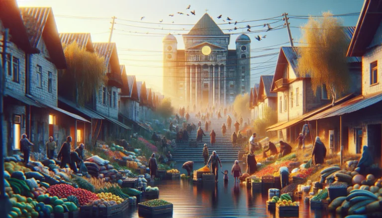 Mappa dell'Ucraina con evidenziati i principali settori economici colpiti dal conflitto