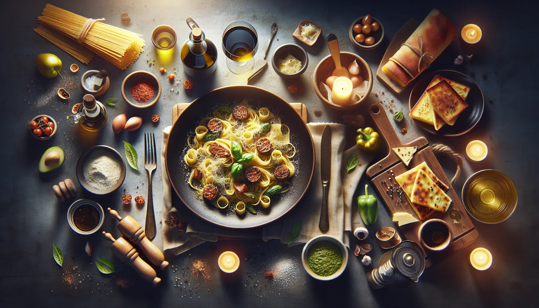 Un piatto gourmet di Antonino Cannavacciuolo, che combina tradizione e innovazione in un'esperienza culinaria unica.