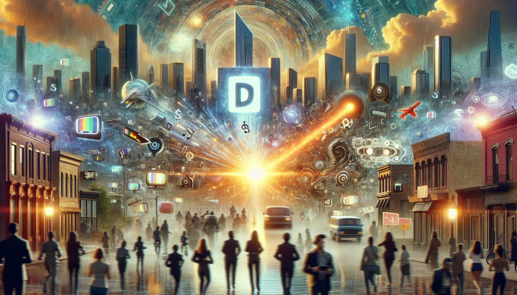 Un collage di loghi di diverse piattaforme di streaming come Netflix, Amazon Prime Video e Disney+.