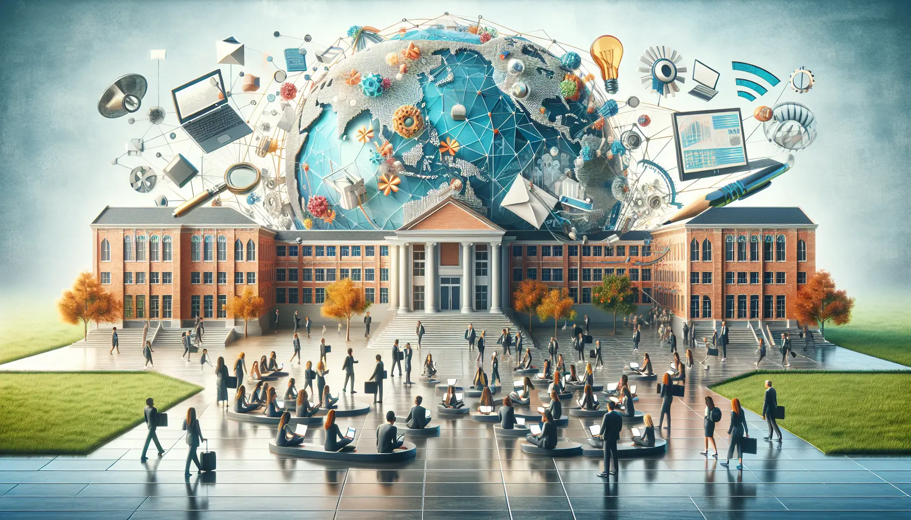 Studente che partecipa a un progetto di gruppo in un ambiente multiculturale