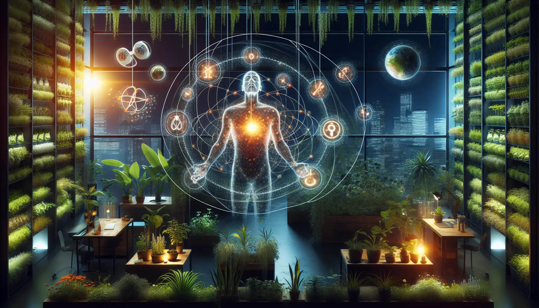 Una casa accogliente con diverse piante verdi che migliorano l'ambiente e il benessere psicofisico.