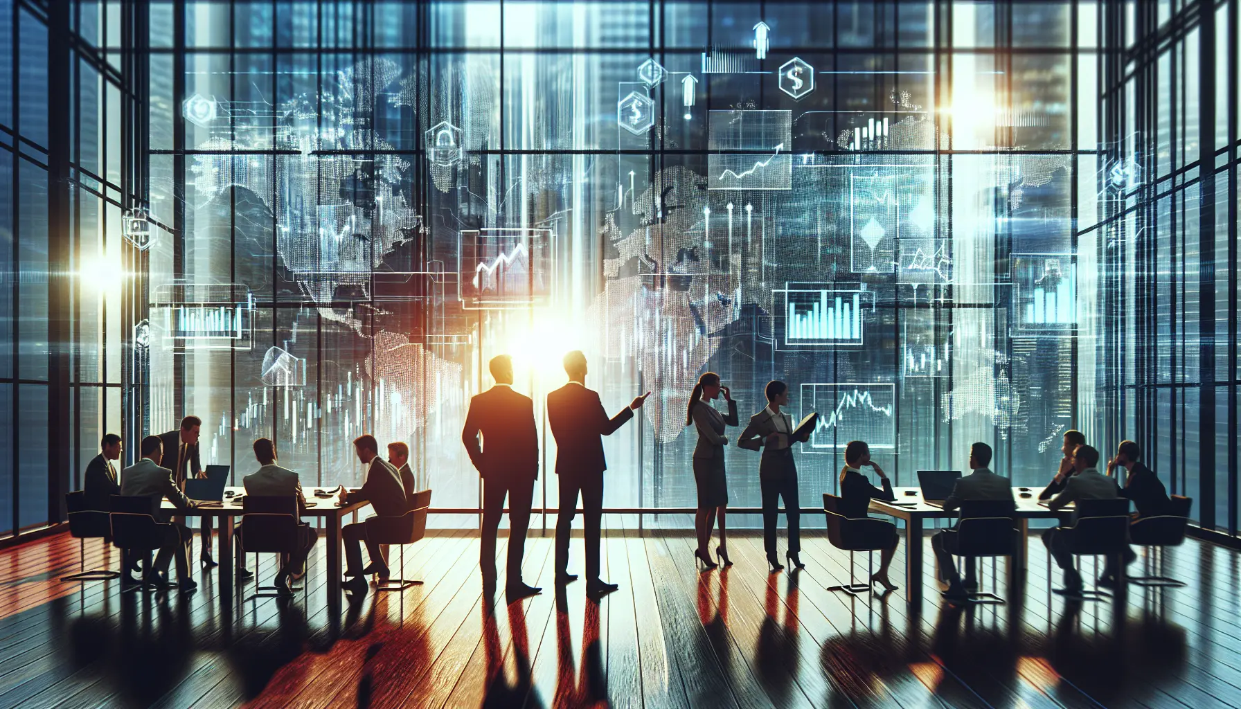 Grafico che rappresenta la crescita degli investimenti e le previsioni economiche