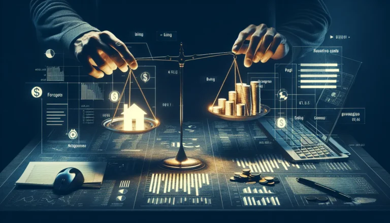 Un professionista che analizza le proprie spese e pianifica il risparmio