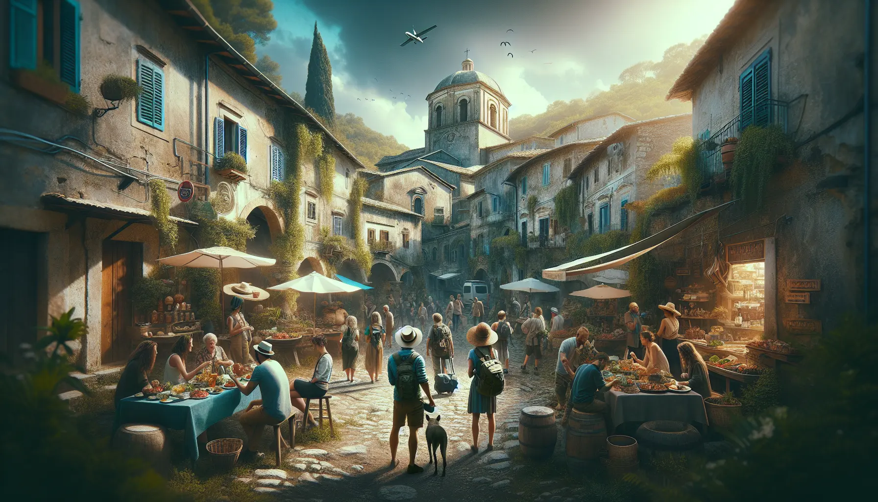 Un sentiero di montagna immerso nel verde, simbolo del turismo lento e della scoperta autentica.