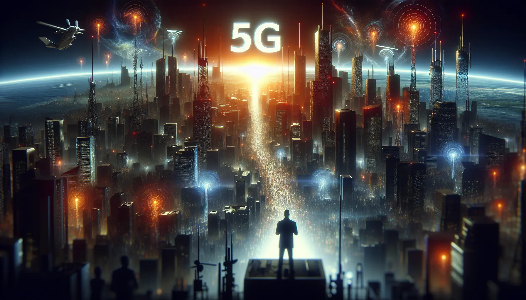 Rappresentazione visiva della tecnologia 5G e delle sue applicazioni nel mondo moderno