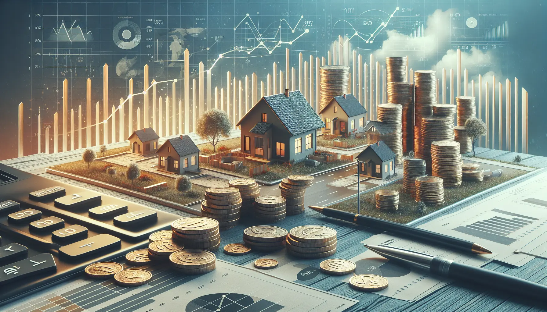 Grafico che mostra l'aumento dell'inflazione e il suo impatto sui prezzi dei beni e servizi.