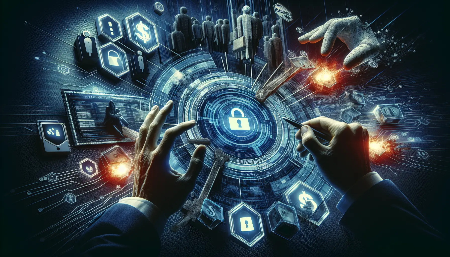 Immagine che rappresenta la sicurezza finanziaria e la protezione dei risparmi online
