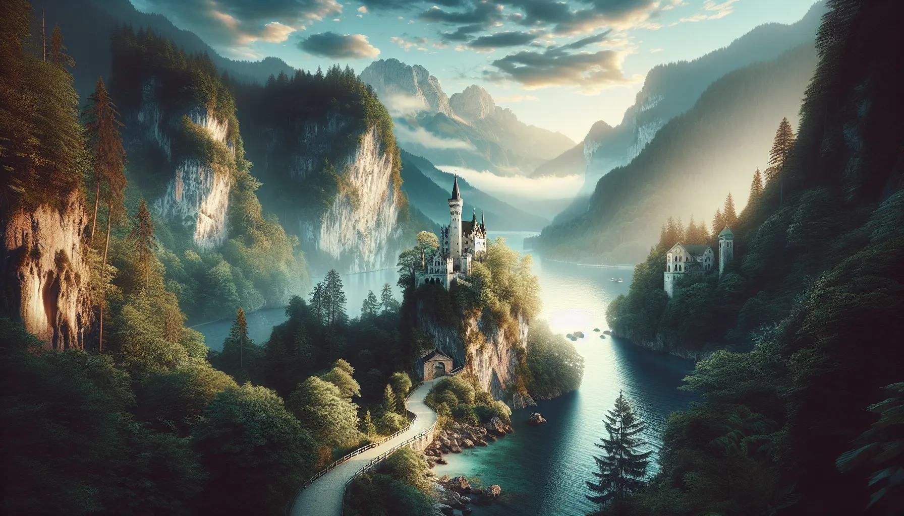 Panorama di una destinazione emergente con paesaggi naturali e culture autentiche