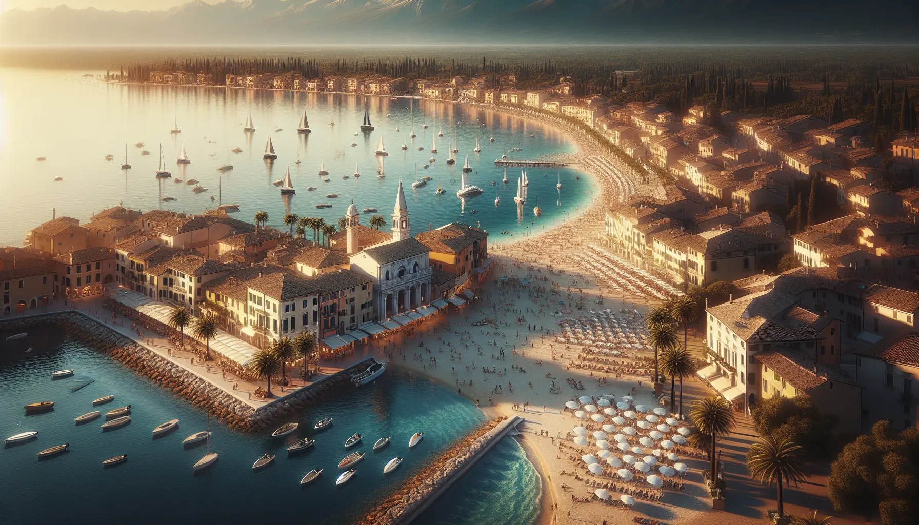 Panorama di Grado con le sue spiagge dorate e il centro storico affascinante