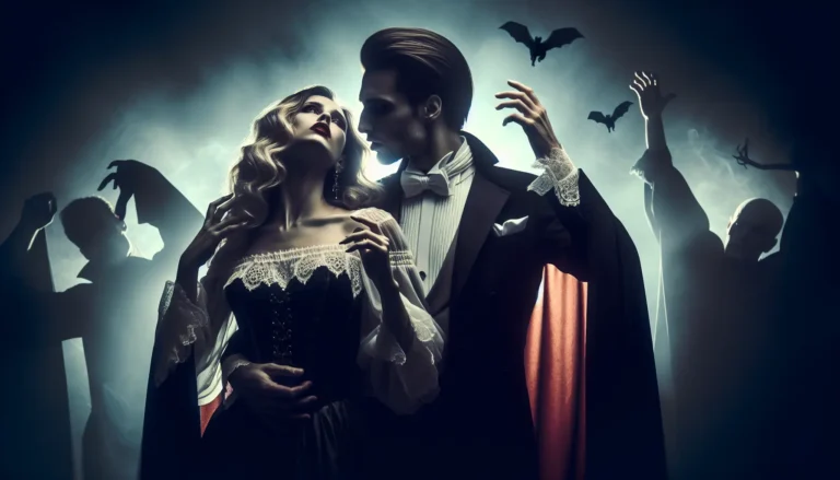 Un'immagine evocativa di Dracula, il celebre vampiro, che rappresenta il mistero e il fascino del romanzo di Bram Stoker.