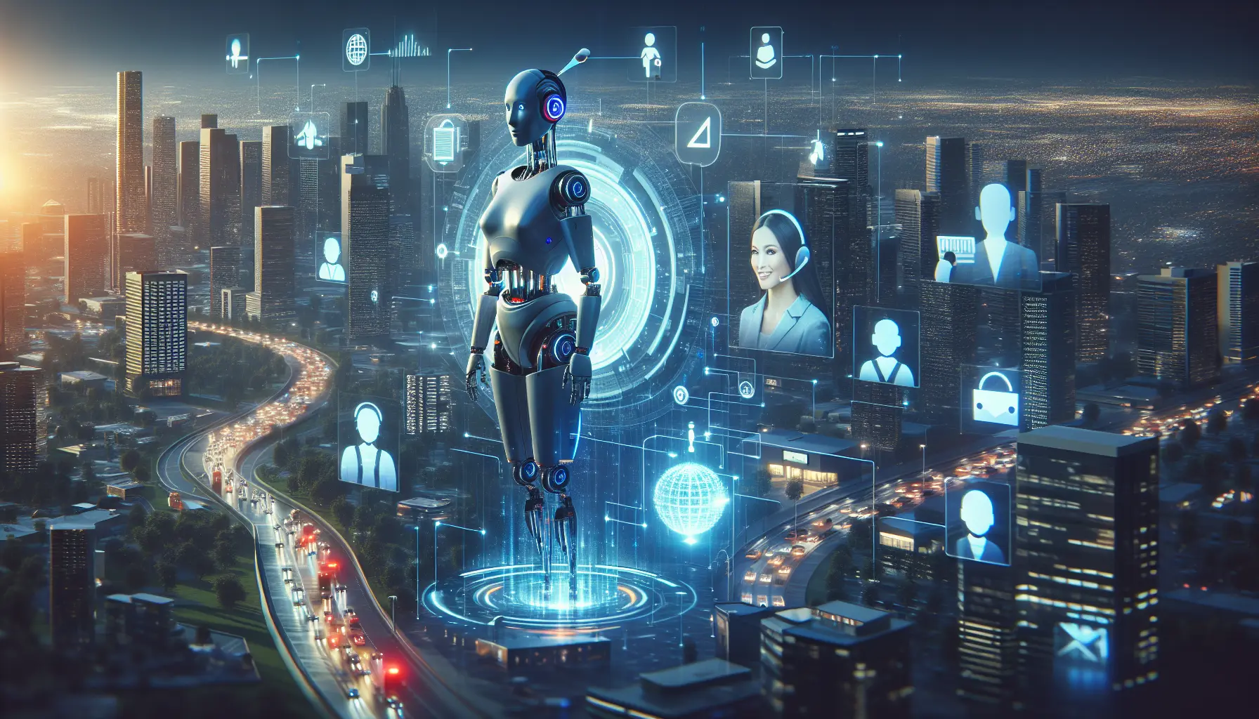 Un chatbot che interagisce con un cliente attraverso un'interfaccia digitale