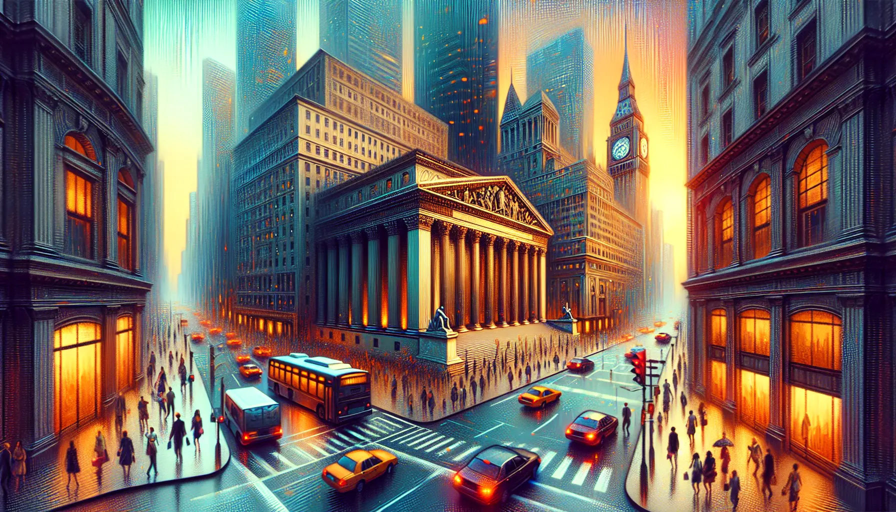Una vista panoramica di Londra con la City sullo sfondo, simbolo di cambiamento economico e finanziario.