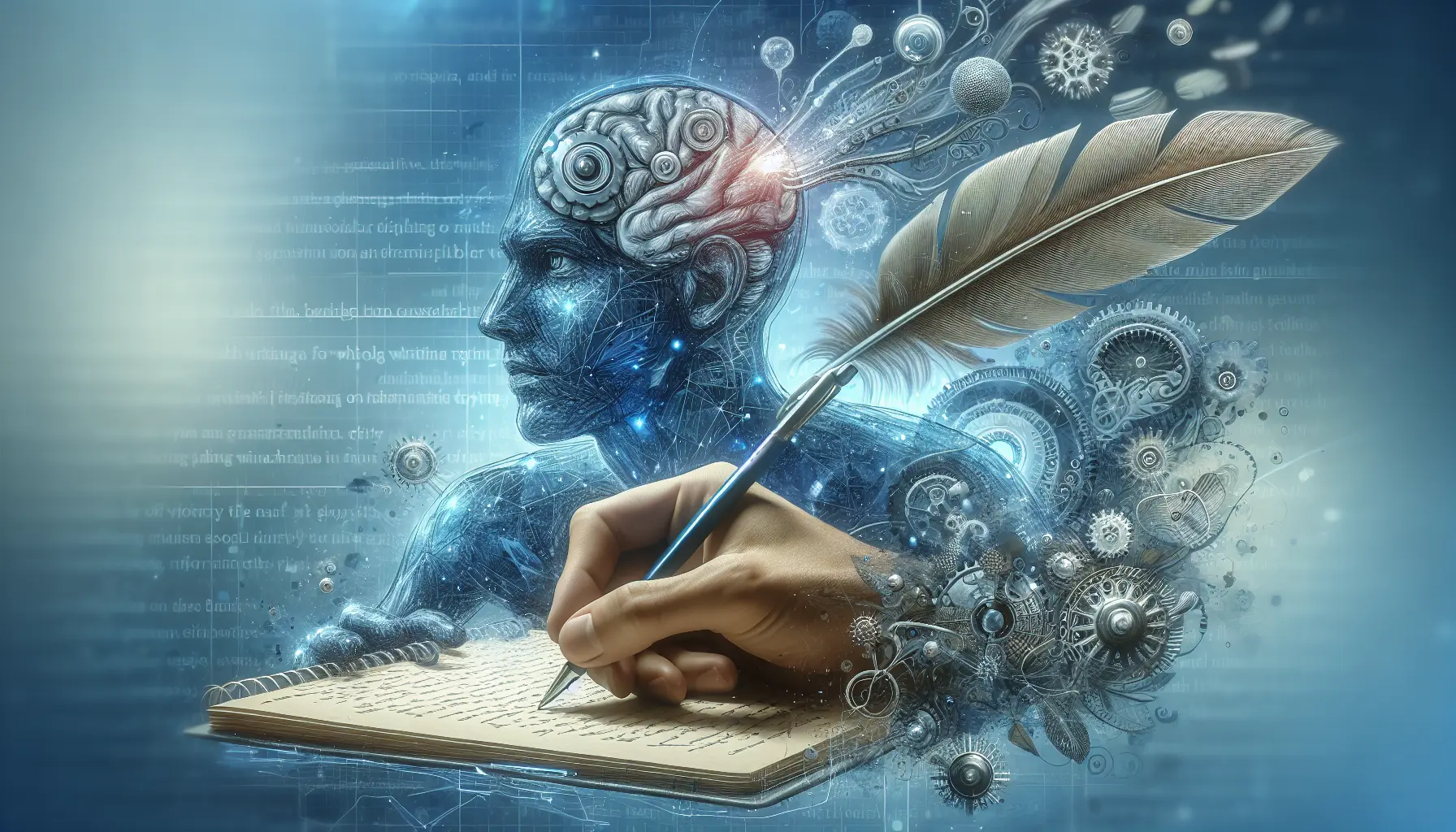Un giovane che scrive in un quaderno, immerso nei propri pensieri e riflessioni, simbolo della scrittura come terapia.