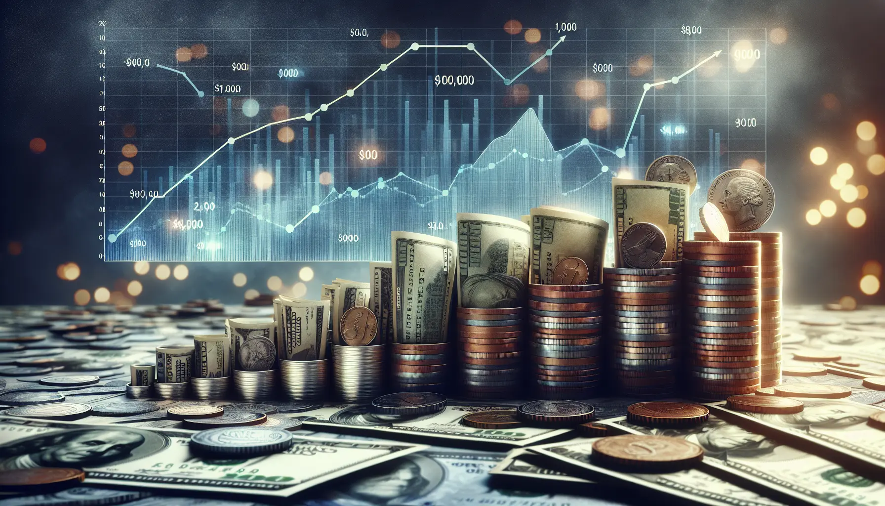 Grafico che rappresenta la crescita dei microinvestimenti nel tempo.