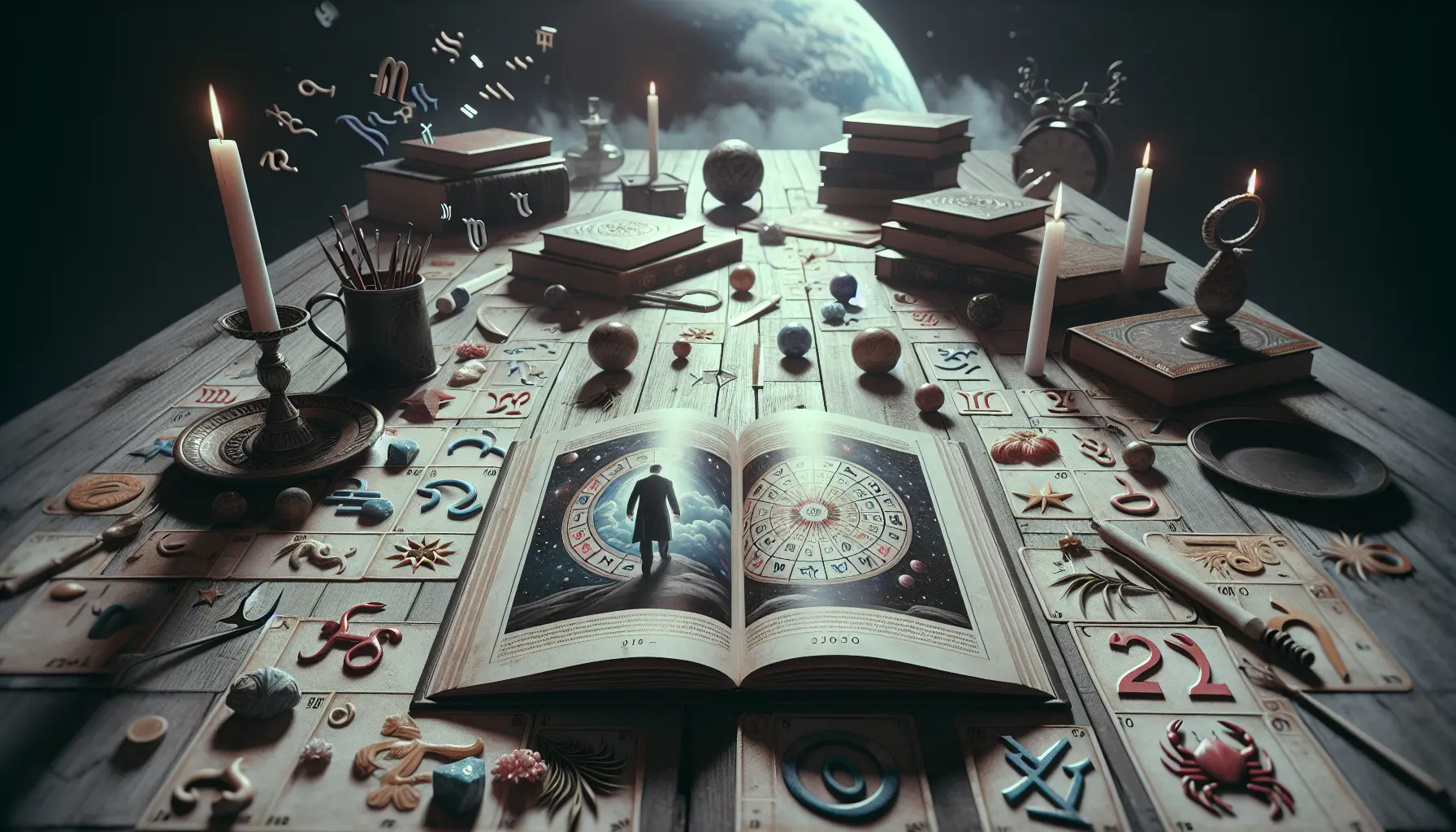 Un cielo stellato con costellazioni visibili, rappresentando l'astrologia e l'oroscopo.