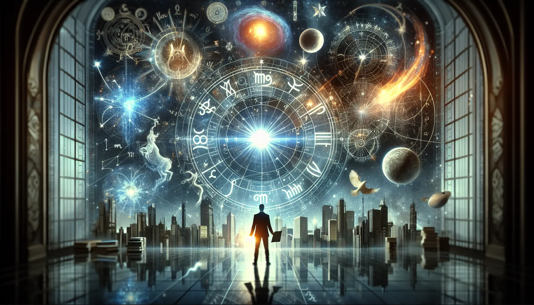 Un cielo stellato con costellazioni visibili, rappresentante l'astrologia e l'oroscopo.