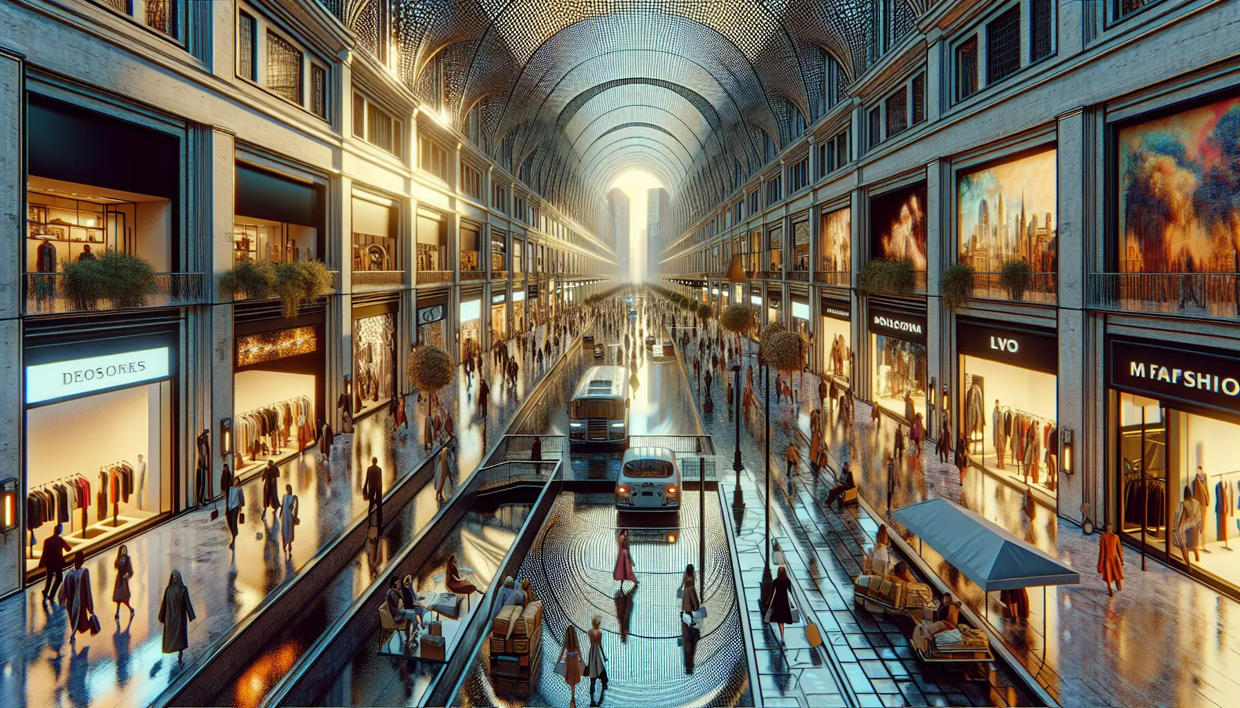 Chiara Ferragni in un evento di moda, indossando un abito elegante e accessori di lusso, circondata da fotografi e fan.