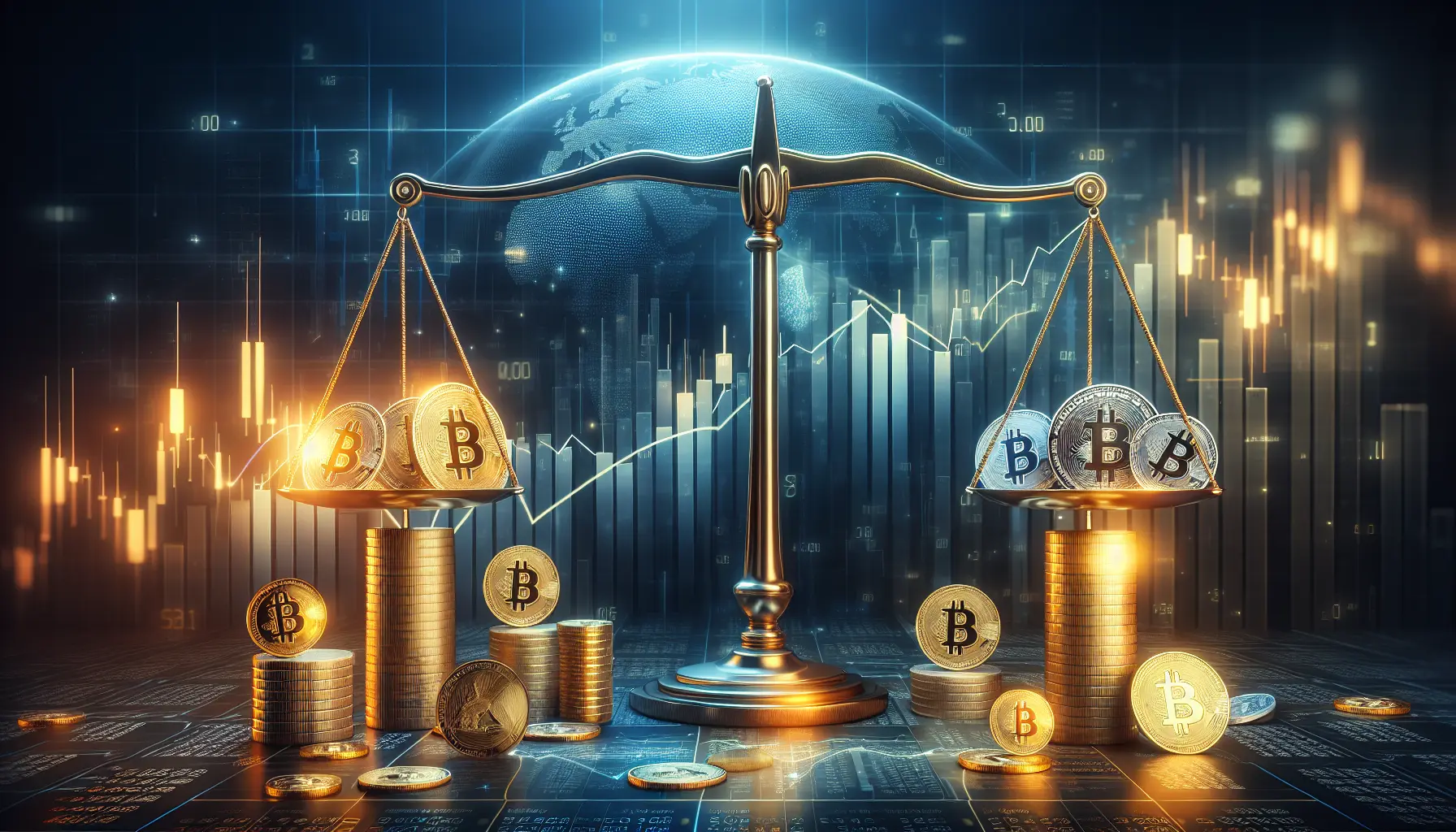 Grafico che mostra l'andamento delle criptovalute emergenti nel mercato finanziario
