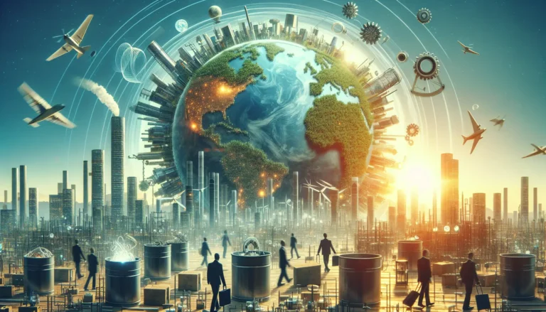 Un diagramma che illustra il concetto di economia circolare, evidenziando i processi di riutilizzo e riciclo.