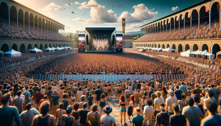 Un concerto vibrante al Firenze Rocks, con una folla appassionata e artisti di fama internazionale sul palco.