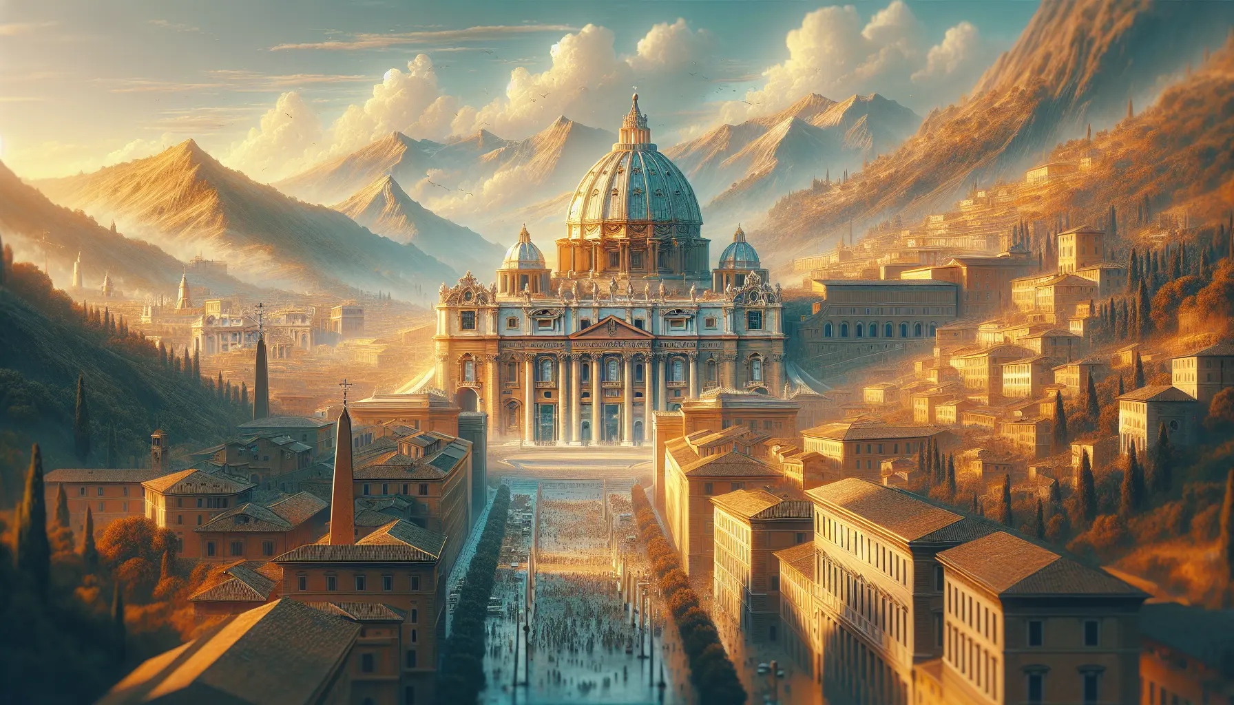 Un'immagine della Città del Vaticano, simbolo della sovranità e delle relazioni tra Italia e Santa Sede.