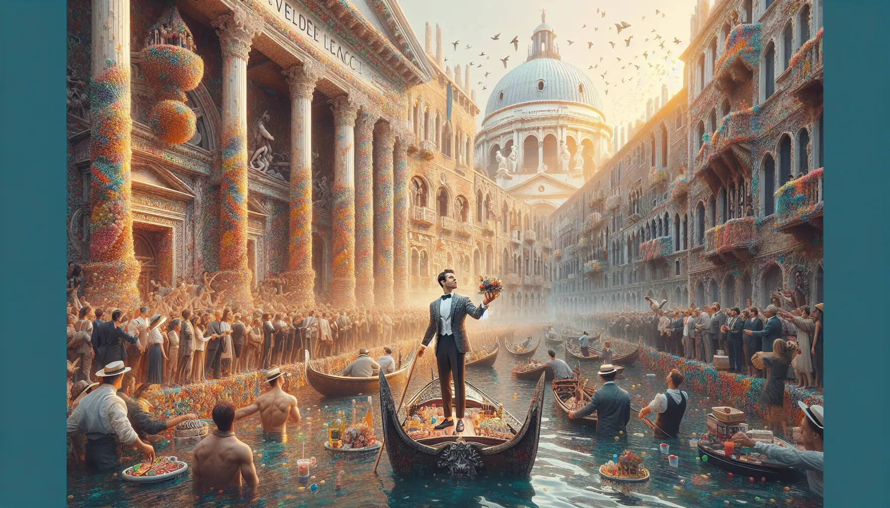 Viaggiatore che partecipa a un'attività culturale locale, immerso nella vita quotidiana di una comunità.