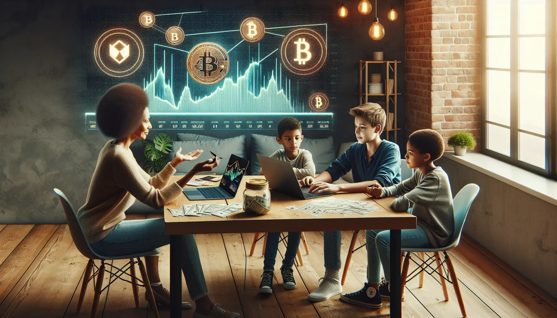 Grafico che mostra l'andamento delle criptovalute nel tempo, evidenziando la volatilità e le opportunità di investimento.
