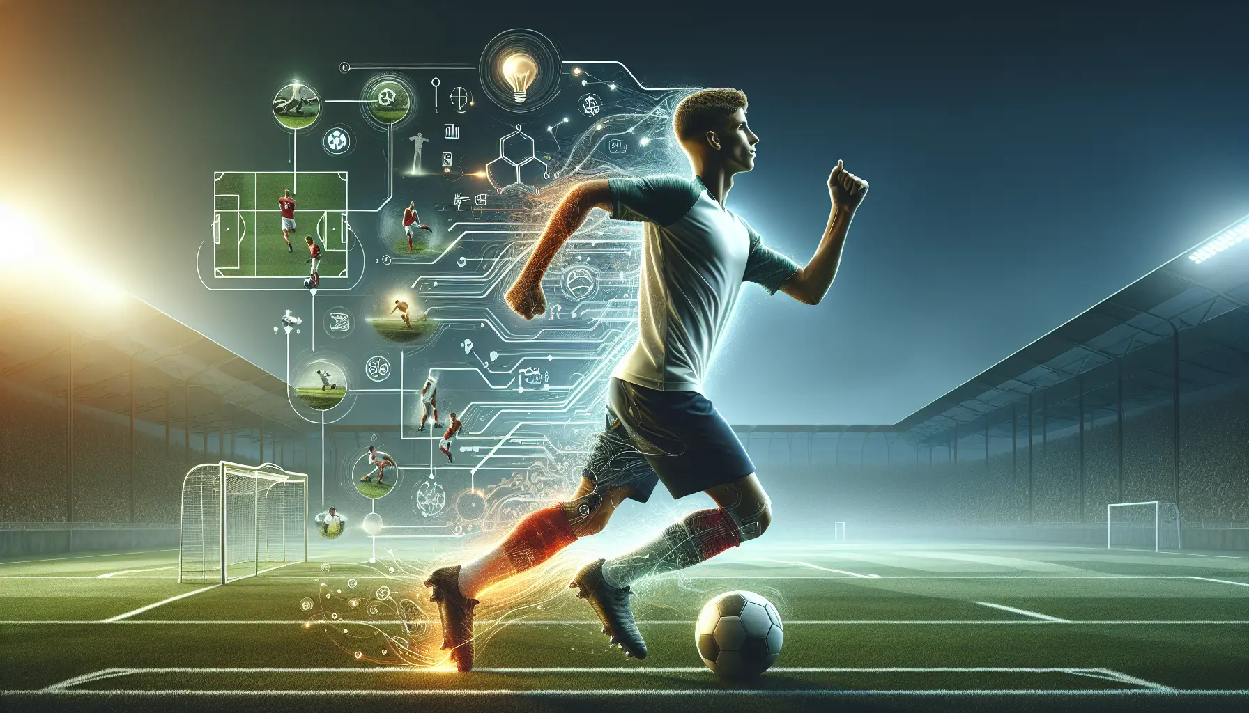 Jadon Sancho in azione durante una partita di calcio, mostrando il suo stile di gioco unico e le sue abilità tecniche.