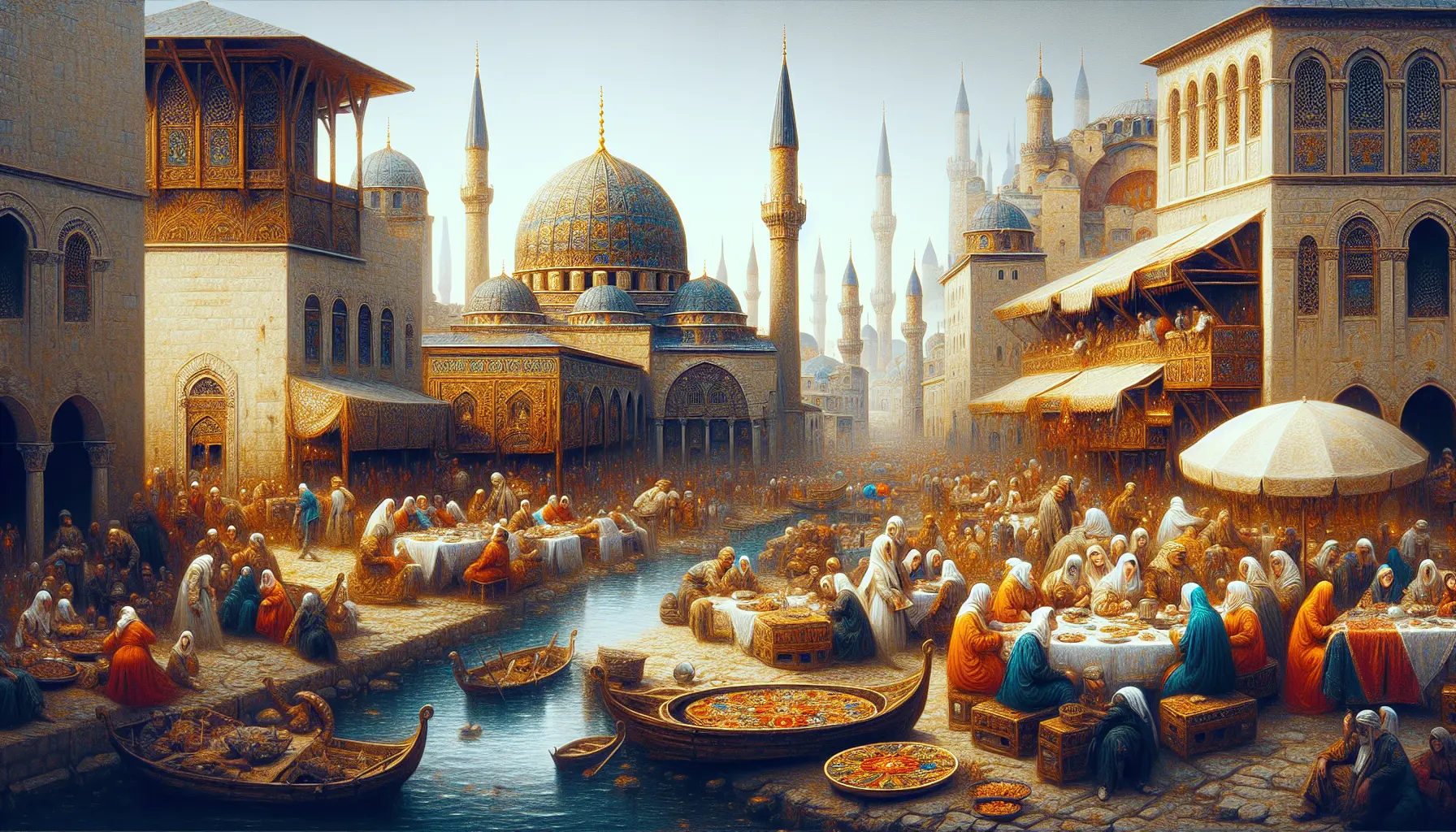 Vista panoramica della Moschea Blu a Istanbul, simbolo dell'architettura ottomana.