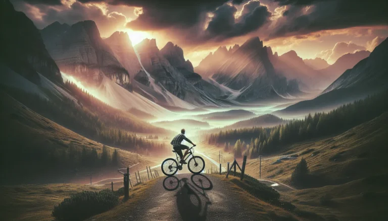 Una bicicletta parcheggiata in un parco verde, simbolo di libertà e sostenibilità.