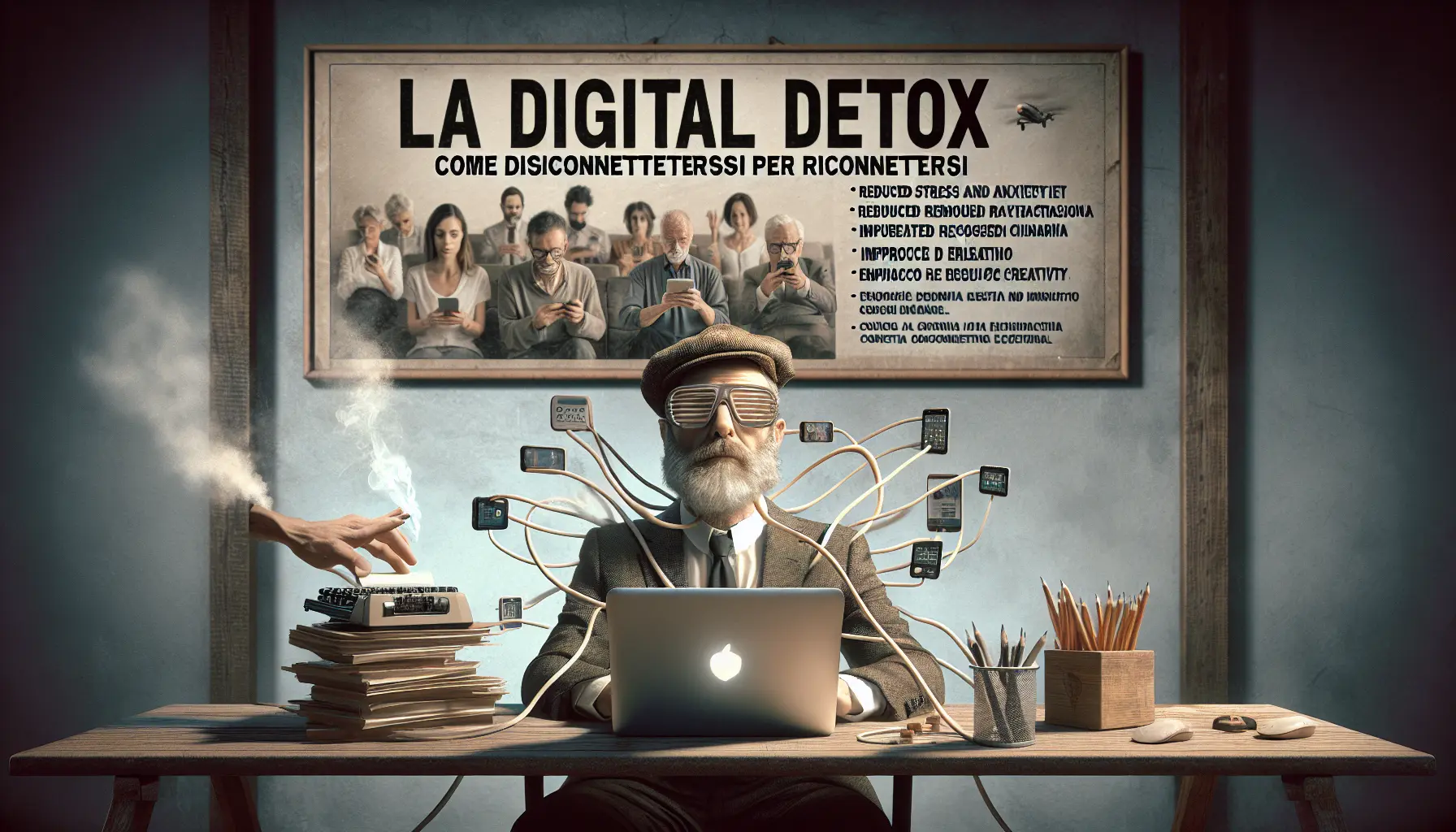 Un gruppo di persone che si godono un momento insieme all'aperto, senza dispositivi digitali.