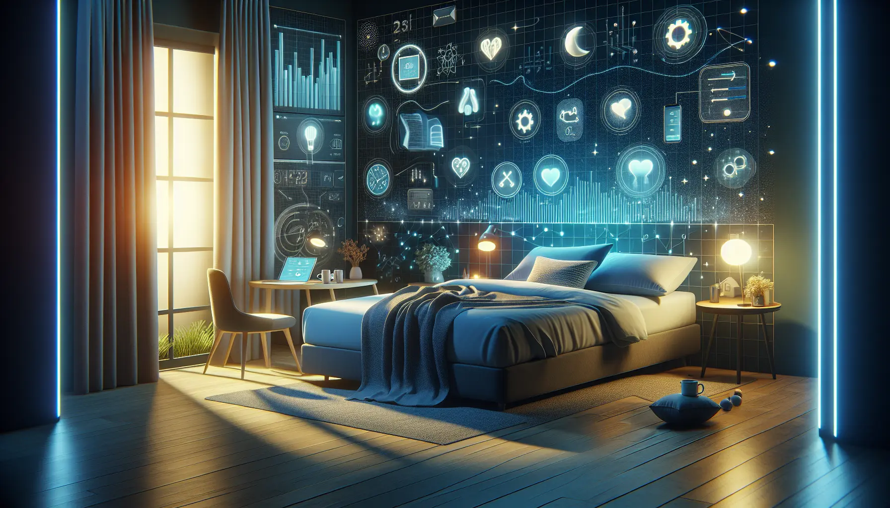 Una camera da letto tranquilla e accogliente, ideale per un sonno ristoratore.