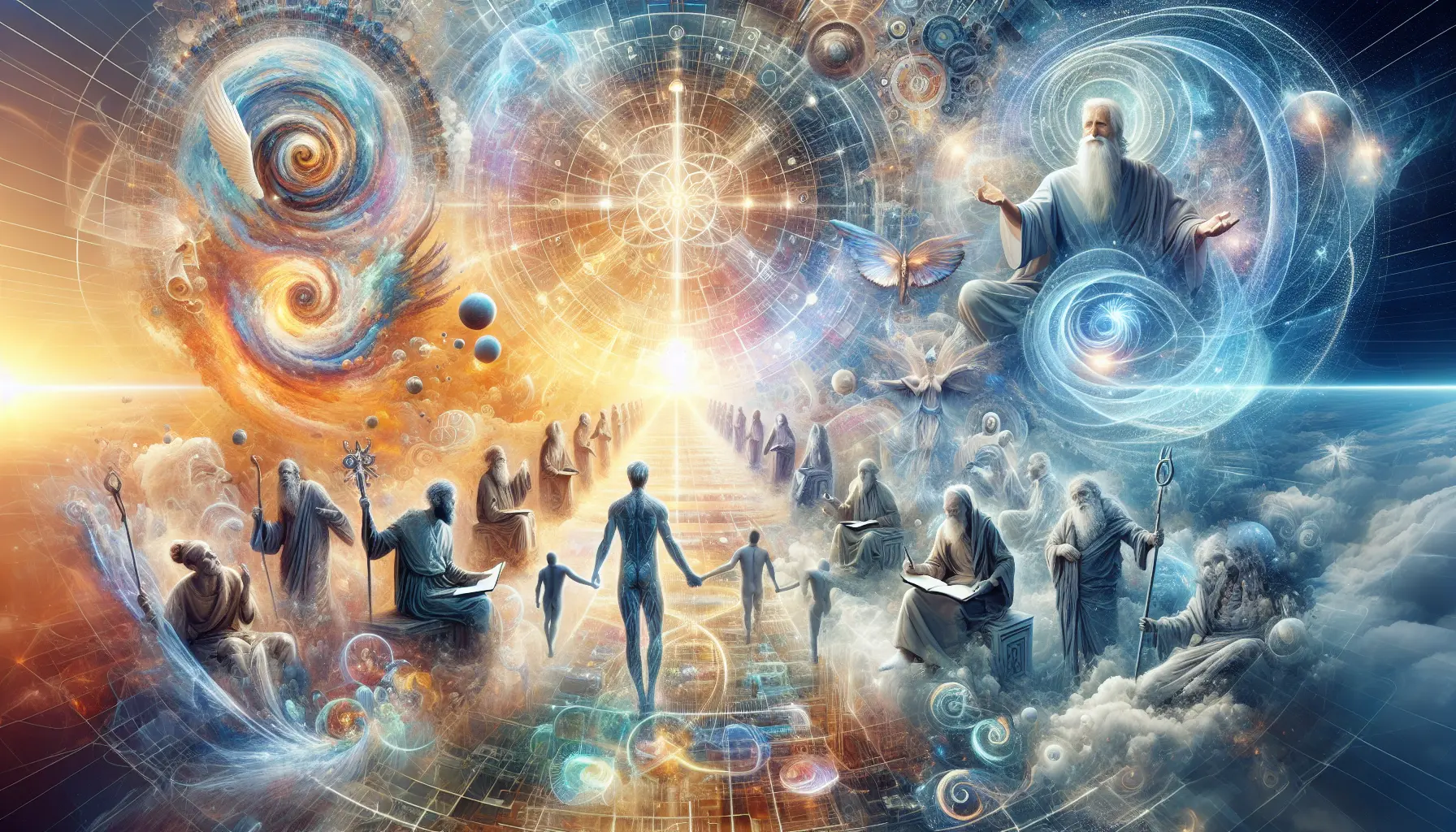 Papa Giovanni Paolo II in un momento di preghiera, simbolo di pace e unità.